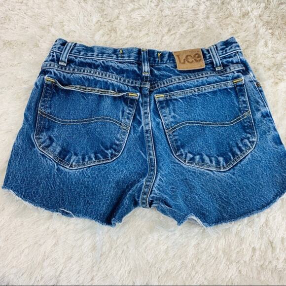 Lee Jean Cutoff Shorts 100% Cotton 30” Waist - Picture 2 of 6